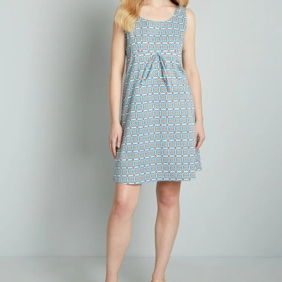 Modcloth Dresses & Skirts - Charm and Sunny Weather Babydoll Dress